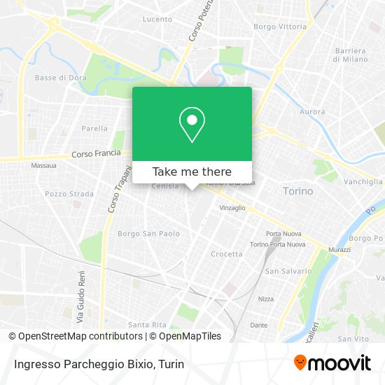 Ingresso Parcheggio Bixio map