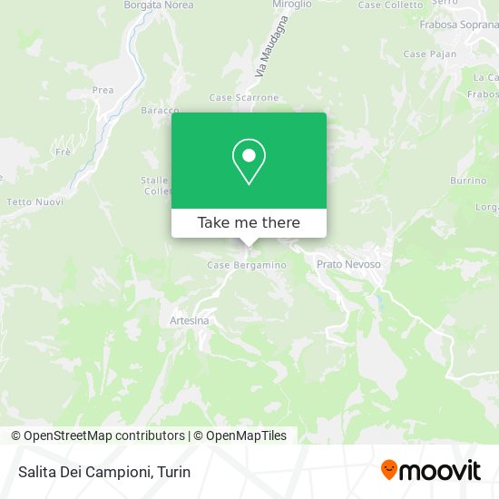 Salita Dei Campioni map