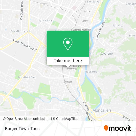 Burger Town map