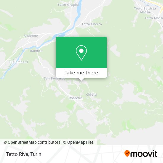 Tetto Rive map