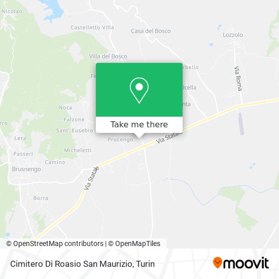 Cimitero Di Roasio San Maurizio map