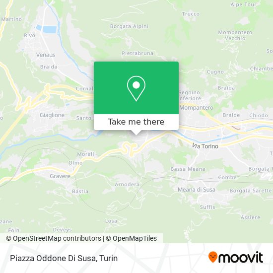 Piazza Oddone Di Susa map