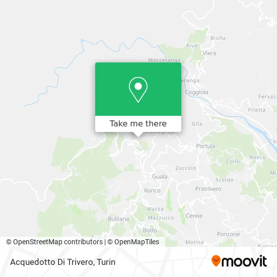 Trivero Aqueduct map