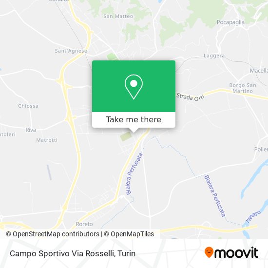 Campo Sportivo Via Rosselli map