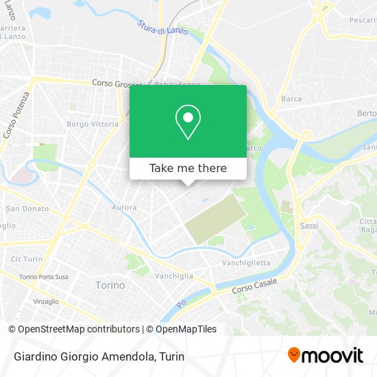 Giardino Giorgio Amendola map