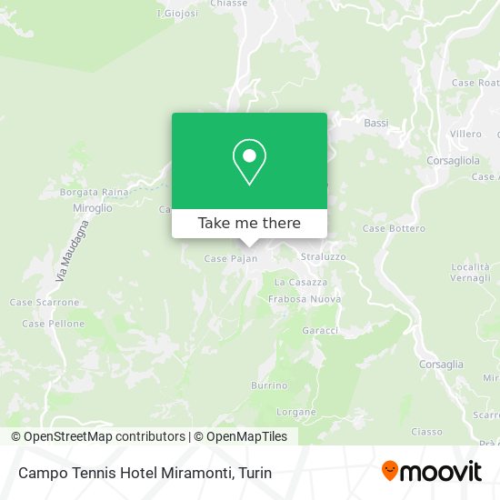 Campo Tennis Hotel Miramonti map