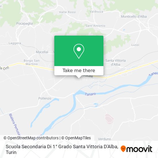 Scuola Secondaria Di 1° Grado Santa Vittoria D'Alba map