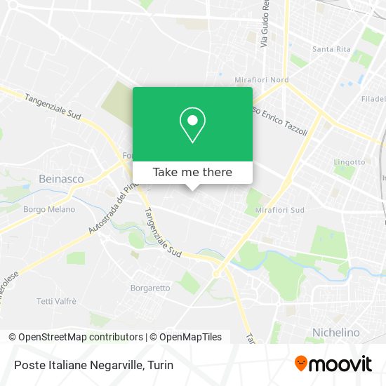 Poste Italiane Negarville map