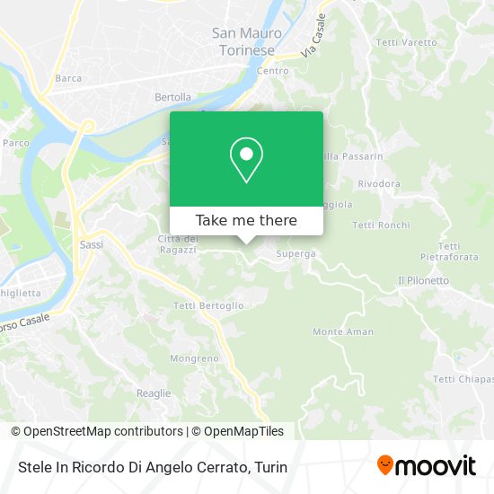 Stele In Ricordo Di Angelo Cerrato map