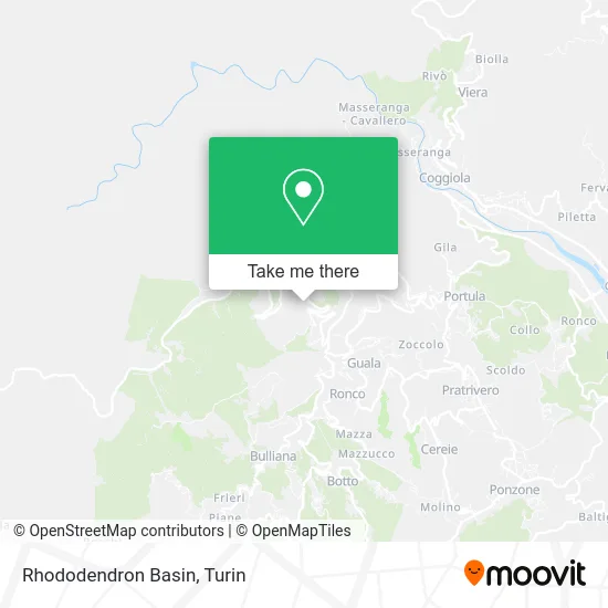 Rhododendron Basin map