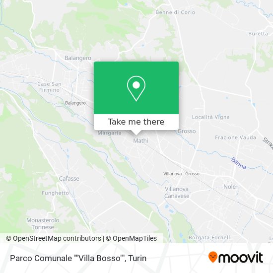 Parco Comunale ""Villa Bosso"" map