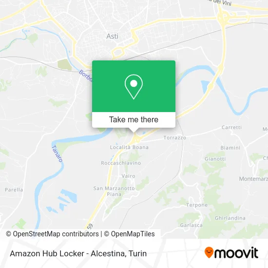 Amazon Hub Locker - Alcestina map