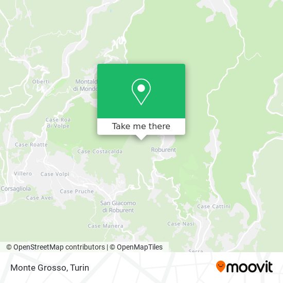 Monte Grosso map