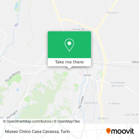 Museo Civico Casa Cavassa map