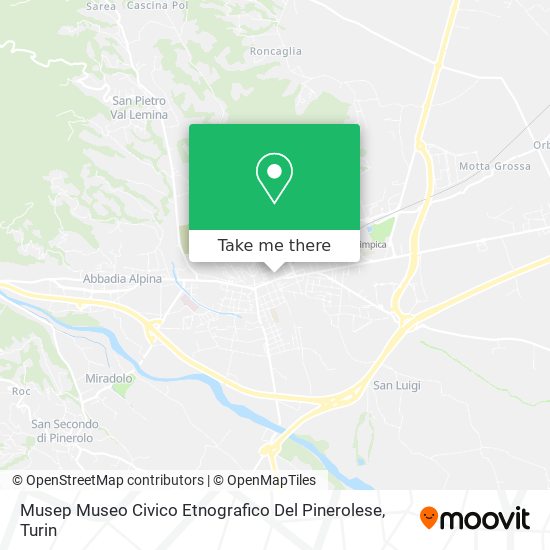 Musep Museo Civico Etnografico Del Pinerolese map