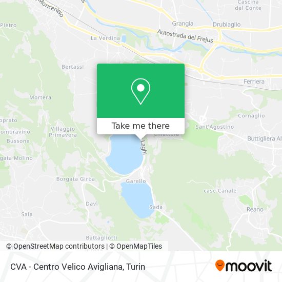 CVA - Centro Velico Avigliana map