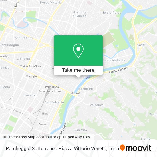 Parcheggio Sotterraneo Piazza Vittorio Veneto map