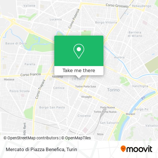 Mercato di Piazza Benefica map