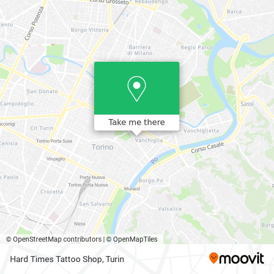 How To Get To Hard Times Tattoo Shop In Torino By Bus Train Light Rail Or Metro