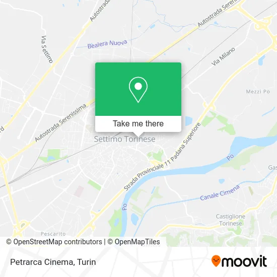Petrarca Cinema map