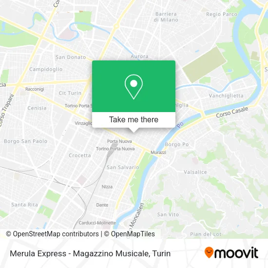 Merula Express - Magazzino Musicale map