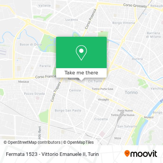 Fermata 1523 - Vittorio Emanuele II map