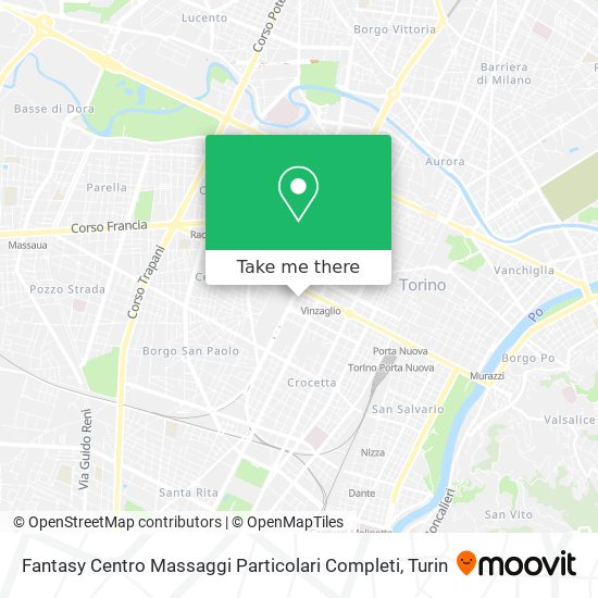 Fantasy Centro Massaggi Particolari Completi map