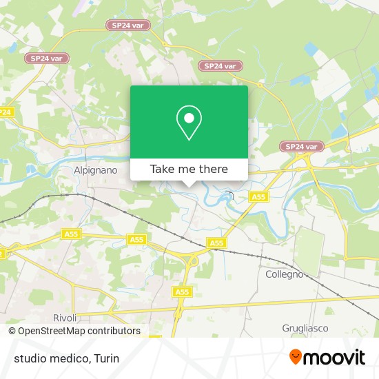 studio medico map