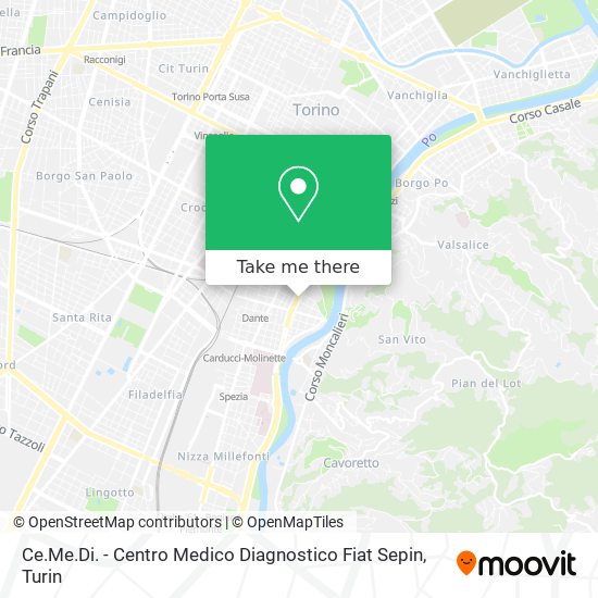 Ce.Me.Di. - Centro Medico Diagnostico Fiat Sepin map