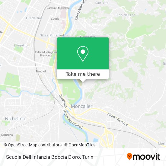 Scuola Dell Infanzia Boccia D'oro map