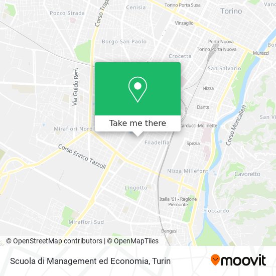 Scuola di Management ed Economia map