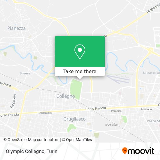 Olympic Collegno map