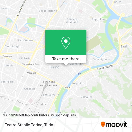 Teatro Stabile Torino map