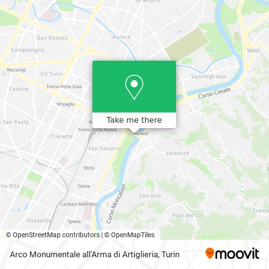 Arco Monumentale all'Arma di Artiglieria map
