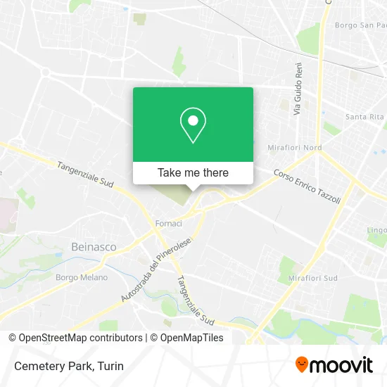 Park Cemetery map