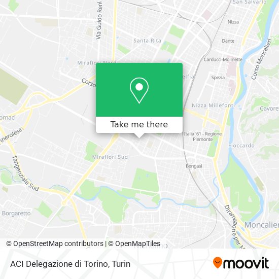 ACI Delegazione di Torino map