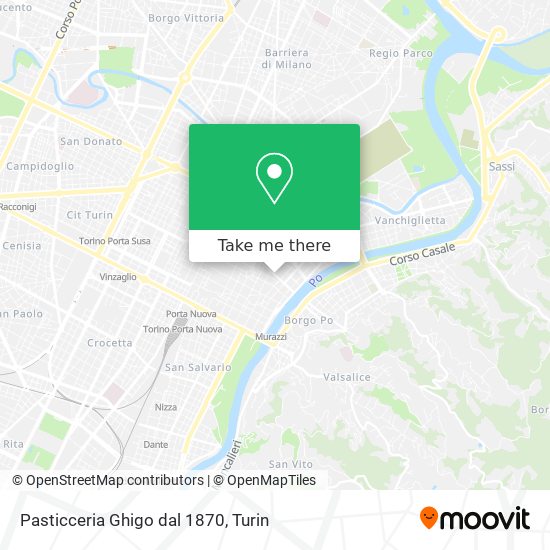 Pasticceria Ghigo dal 1870 map