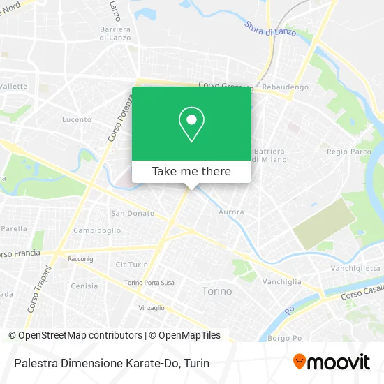 Dimensione Karate-Do Gym map