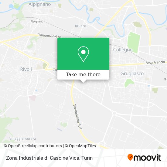 Zona Industriale di Cascine Vica map