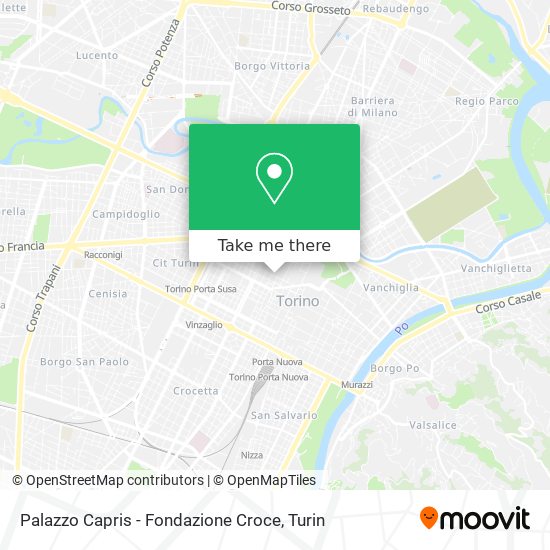 Palazzo Capris - Fondazione Croce map