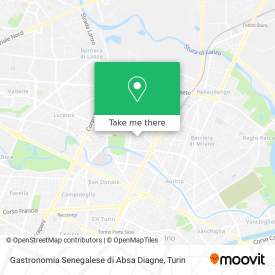 Gastronomia Senegalese di Absa Diagne map