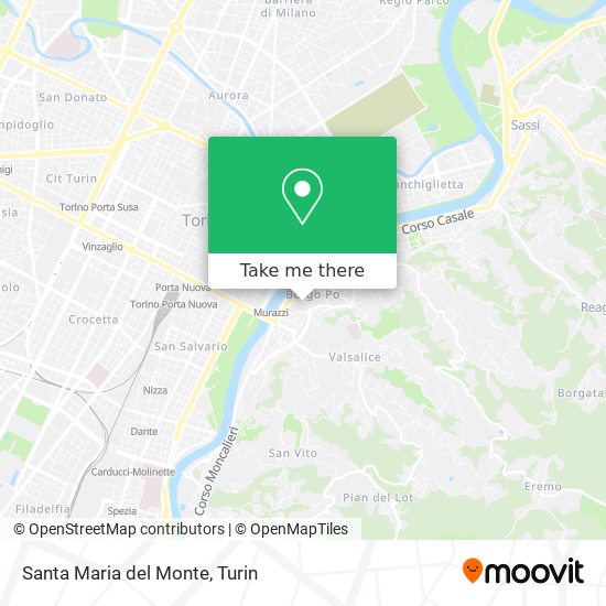 Santa Maria del Monte map
