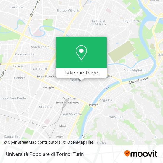 Università Popolare di Torino map