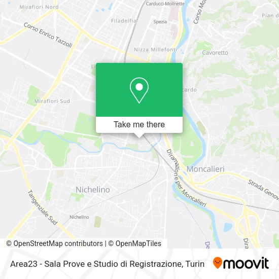 Area23 - Sala Prove e Studio di Registrazione map