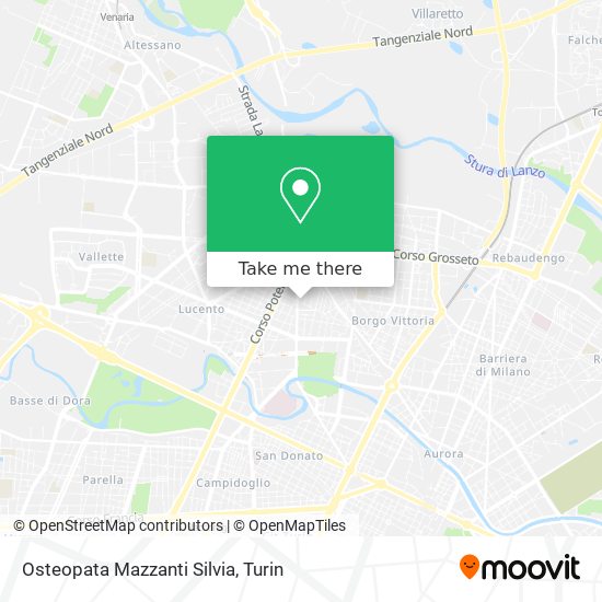 Osteopata Mazzanti Silvia map