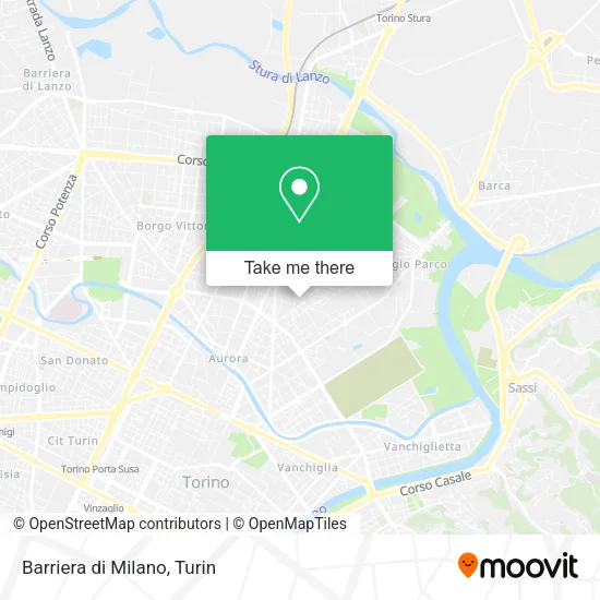 Barriera di Milano map