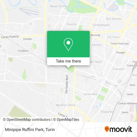 Minipipe Ruffini Park map