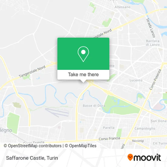 Saffarone Castle map