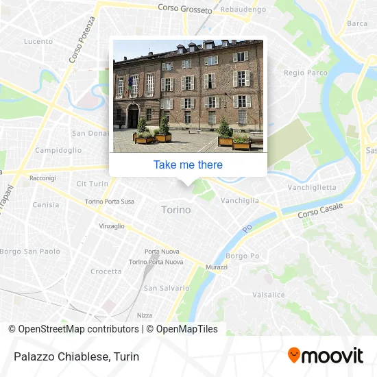 Chiablese Palace map