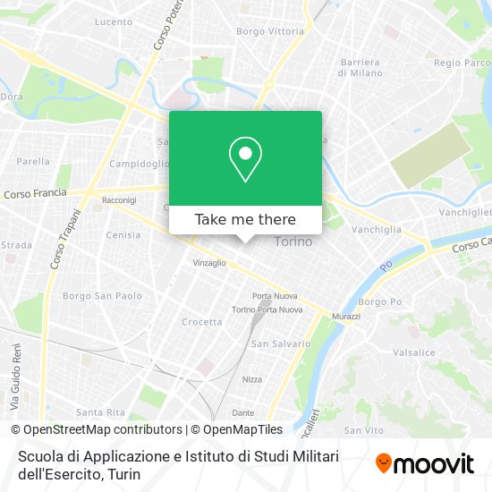 Scuola di Applicazione e Istituto di Studi Militari dell'Esercito map